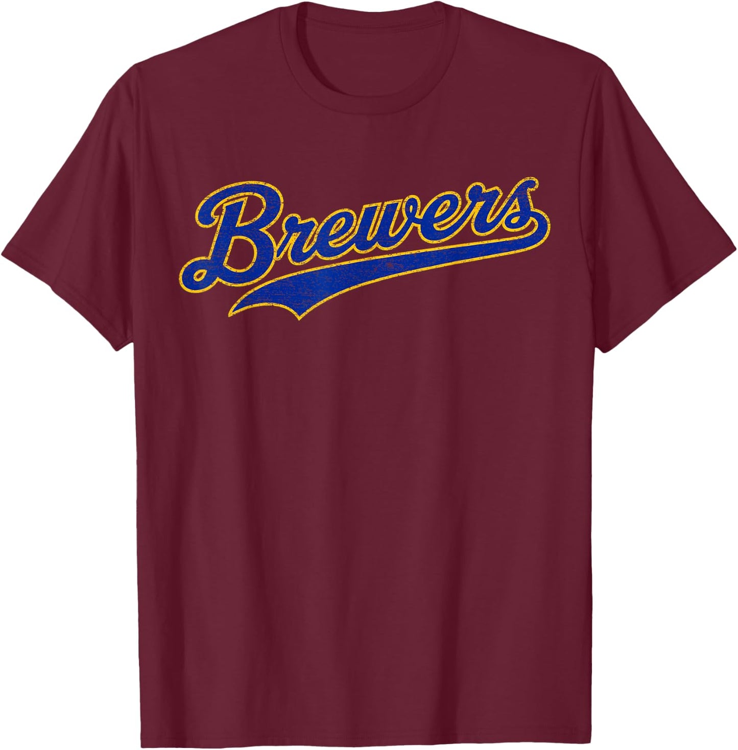 Vintage Brewers Retro Classic Gifts Women Kids T-Shirt - T-Shirt | Maroon