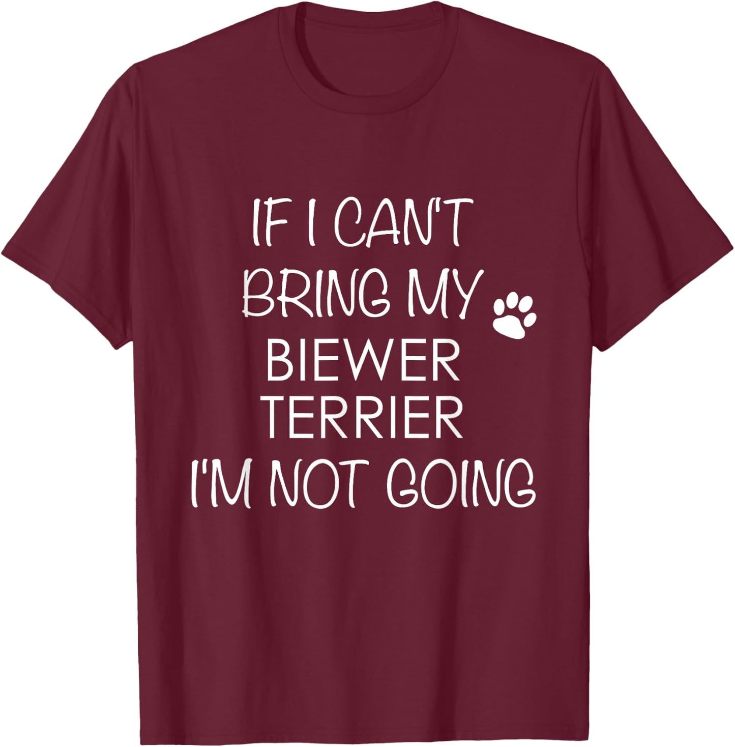 Biewer Terrier Mom Shirt Dad Gifts for Terriers T-Shirt - T-Shirt | Maroon