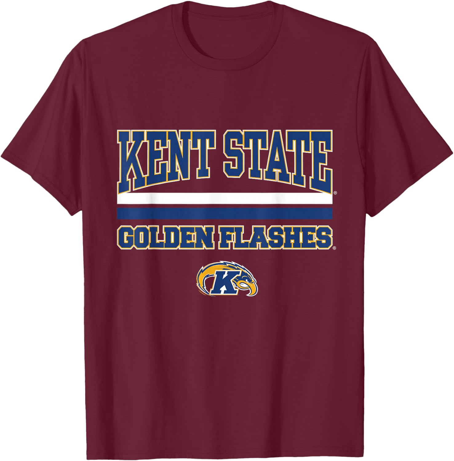 Kent State Golden Flashes | Official NCAA Merch | VNPKNST301 T-Shirt - T-Shirt | Maroon