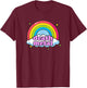 Pink Death Metal - Rainbow Friendly T-Shirt - T-Shirt | Maroon