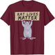 Rat Lives Matter T-Shirt - T-Shirt | Maroon