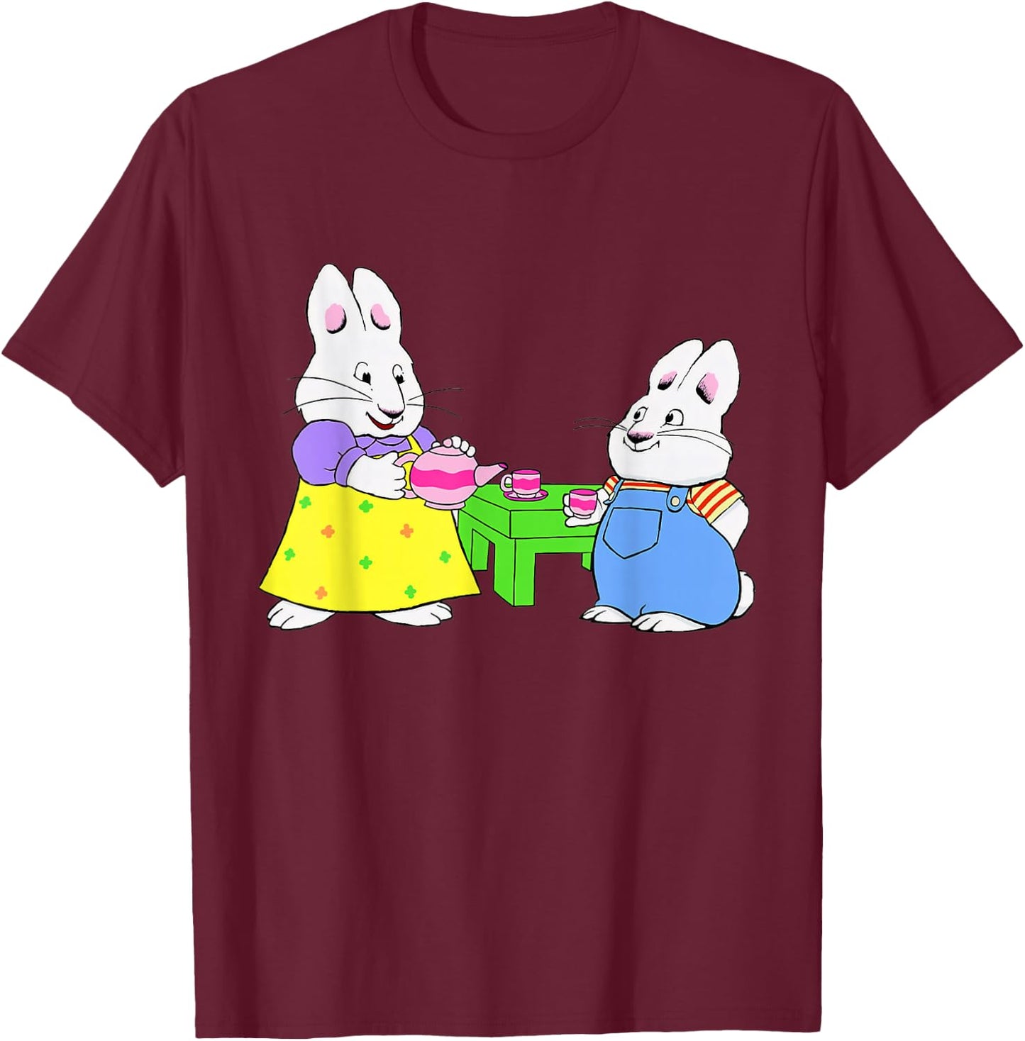 Max And 90s Ruby Birthday Decorations T-Shirt - T-Shirt | Maroon