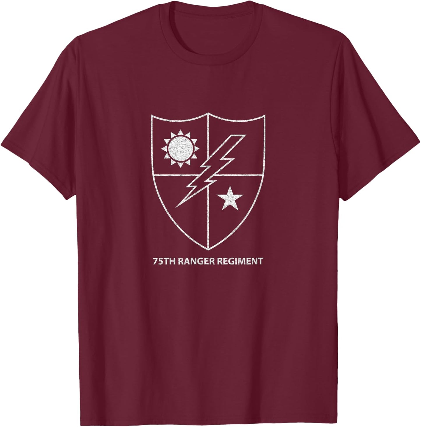75th Ranger Regiment T-Shirt - T-Shirt | Maroon