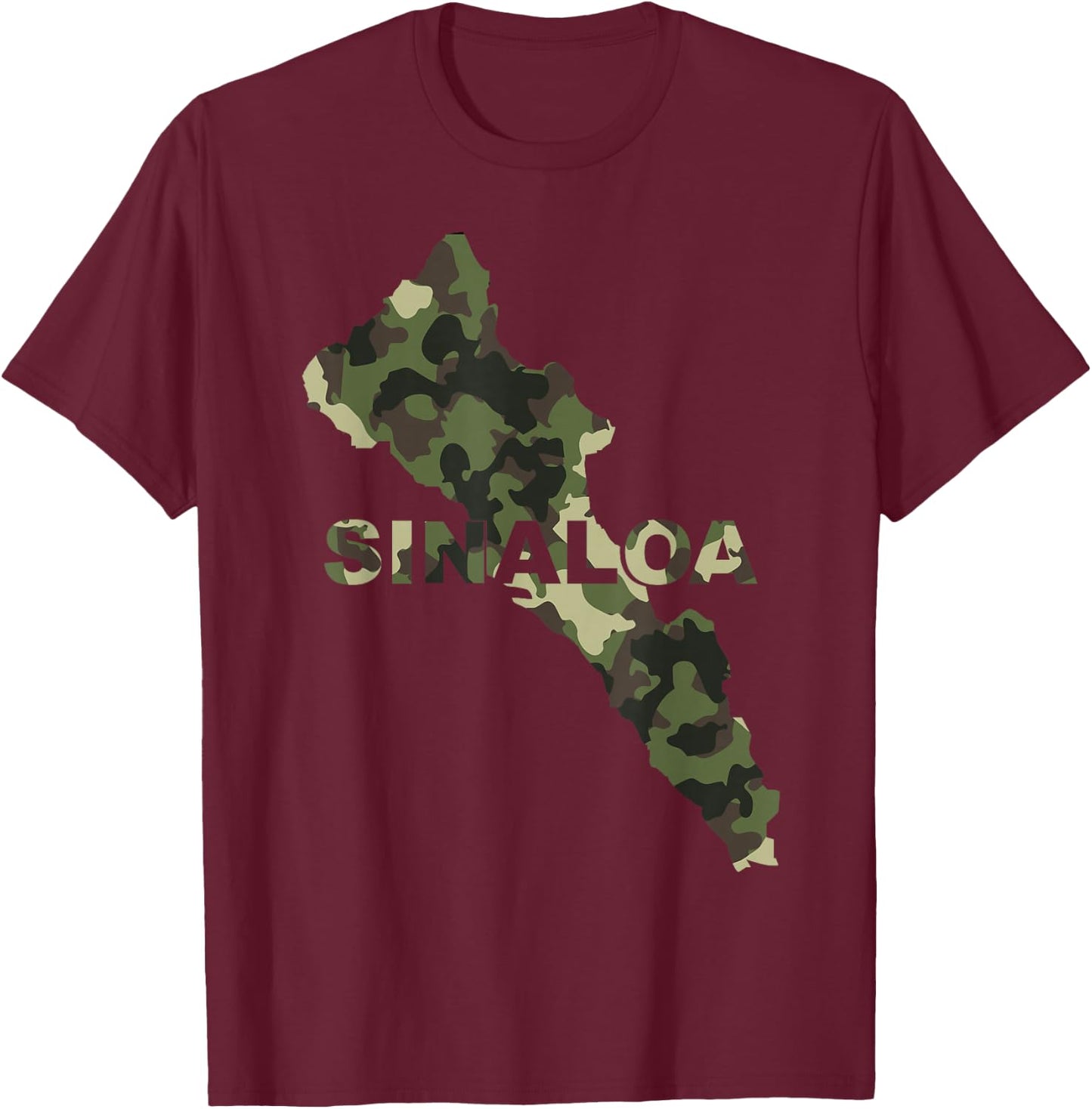 Proud of my Roots. Sinaloa Mexico Map. . Mexican T-Shirt - T-Shirt | Maroon