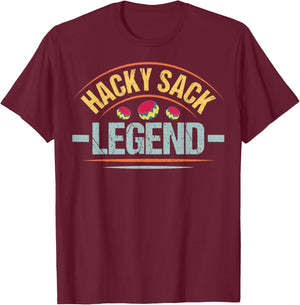 Hacky Sack Legend Quote for a Hacky Sack player T-Shirt - T-Shirt | Maroon