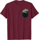 Pocket Chameleon Animal Lover Funny Chill Summer T-Shirt - T-Shirt | Maroon