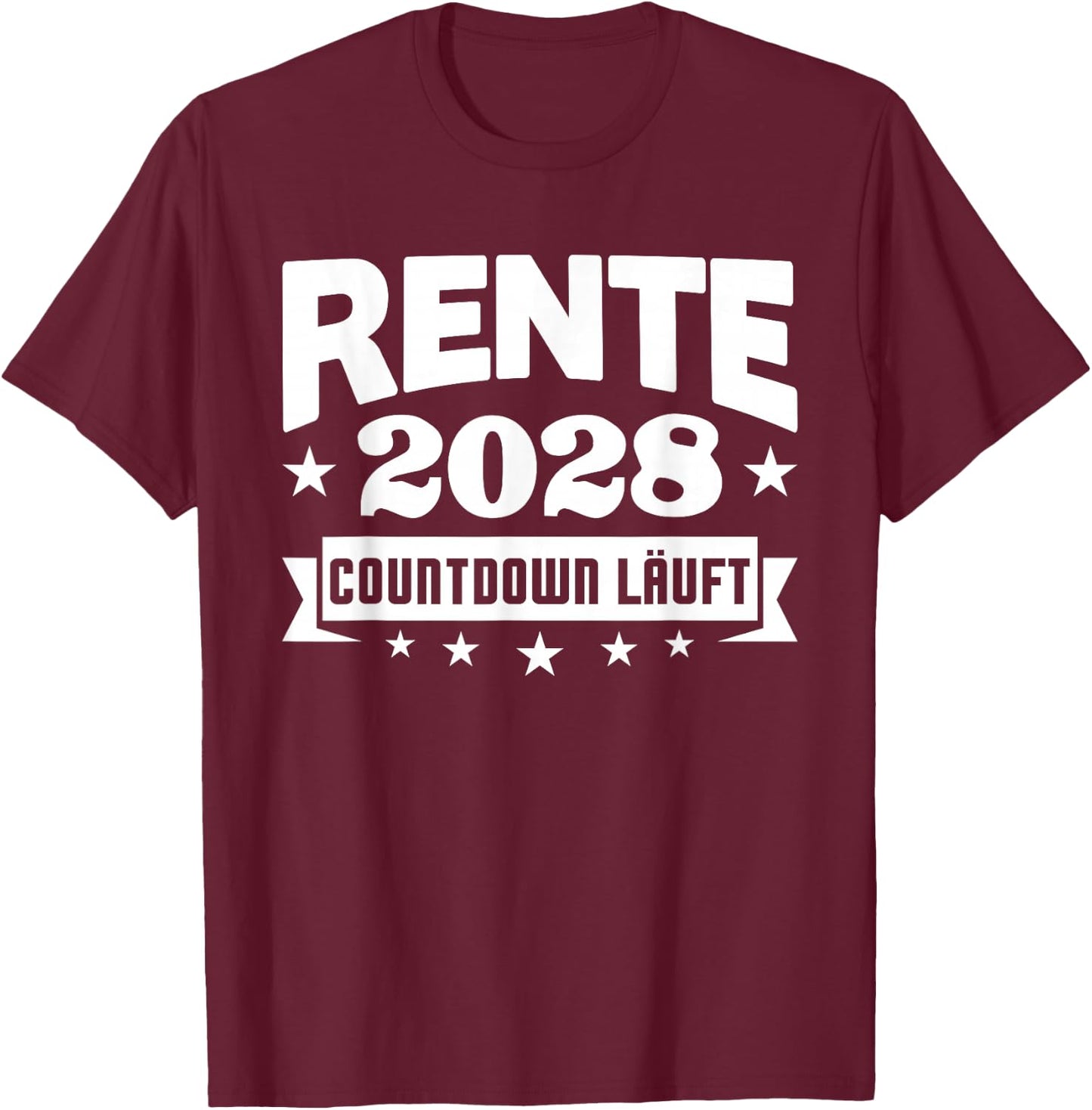 Legenden gehen 2028 in Rente Ruhestand Rentner 2028 T-Shirt - T-Shirt | Maroon