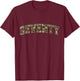 Camo 70th Birthday Camourflage Varsity Text 70 Year Old T-Shirt - T-Shirt | Maroon