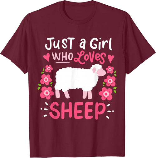 Sheep Just A Girl Who Loves Sheep