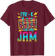 Pre-K Is My Jam-vintage 80s Teacher Student Preschool Women Girls Kids T-Shirt - T-Shirt | Maroon