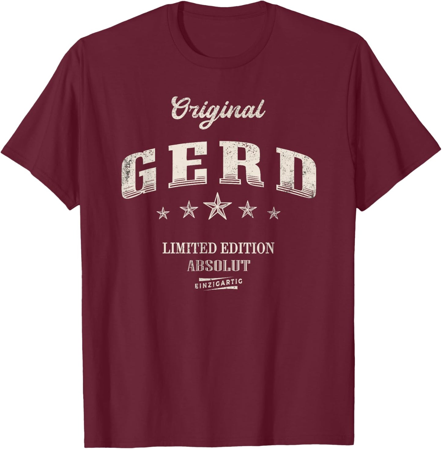 Original Gerd T-Shirt - T-Shirt | Maroon