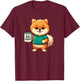 Poméranian Aunt Dog Funny Family T-Shirt - T-Shirt | Maroon