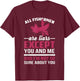 All Fishermen Are Liars and I'm Not Sure About You T-Shirt - T-Shirt | Maroon