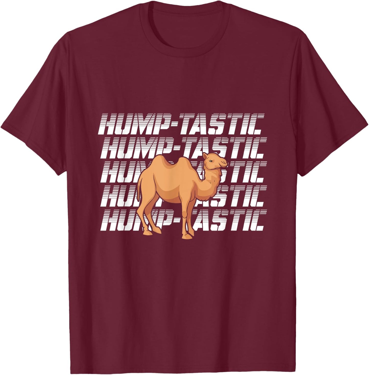 Bactrian Camel Hump Costume Love Camels Desert Humor T-Shirt - T-Shirt | Maroon
