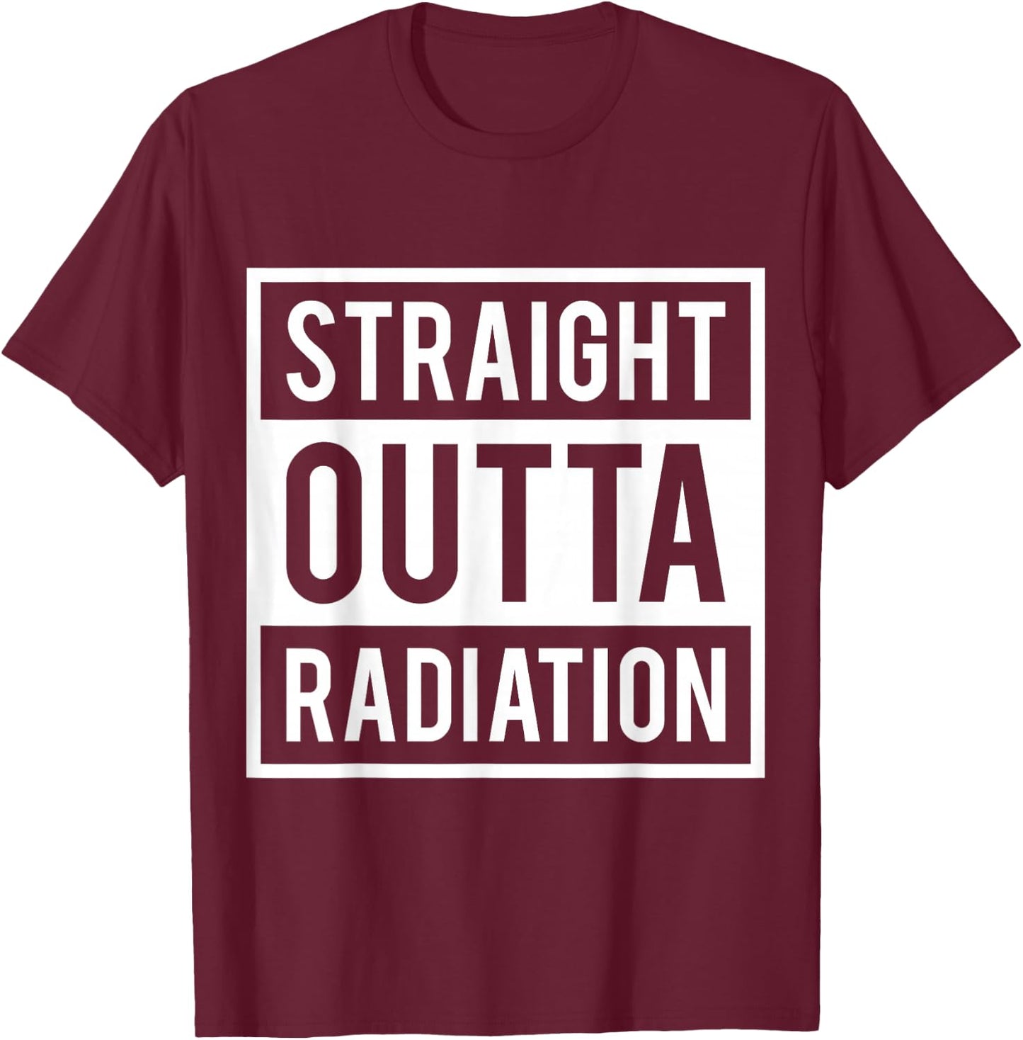 Fight Cancer Awareness Survived Radiation Women T-Shirt - T-Shirt | Maroon