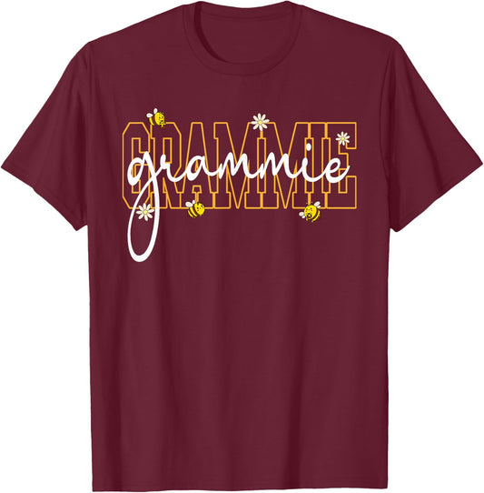Bee 1st Birthday Matching Family Grammie to bee T-Shirt - T-Shirt | Maroon