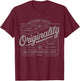 Modern Hip Hop Y2K Vintage Hipster Edgy Urban Streetwear T-Shirt - T-Shirt | Maroon