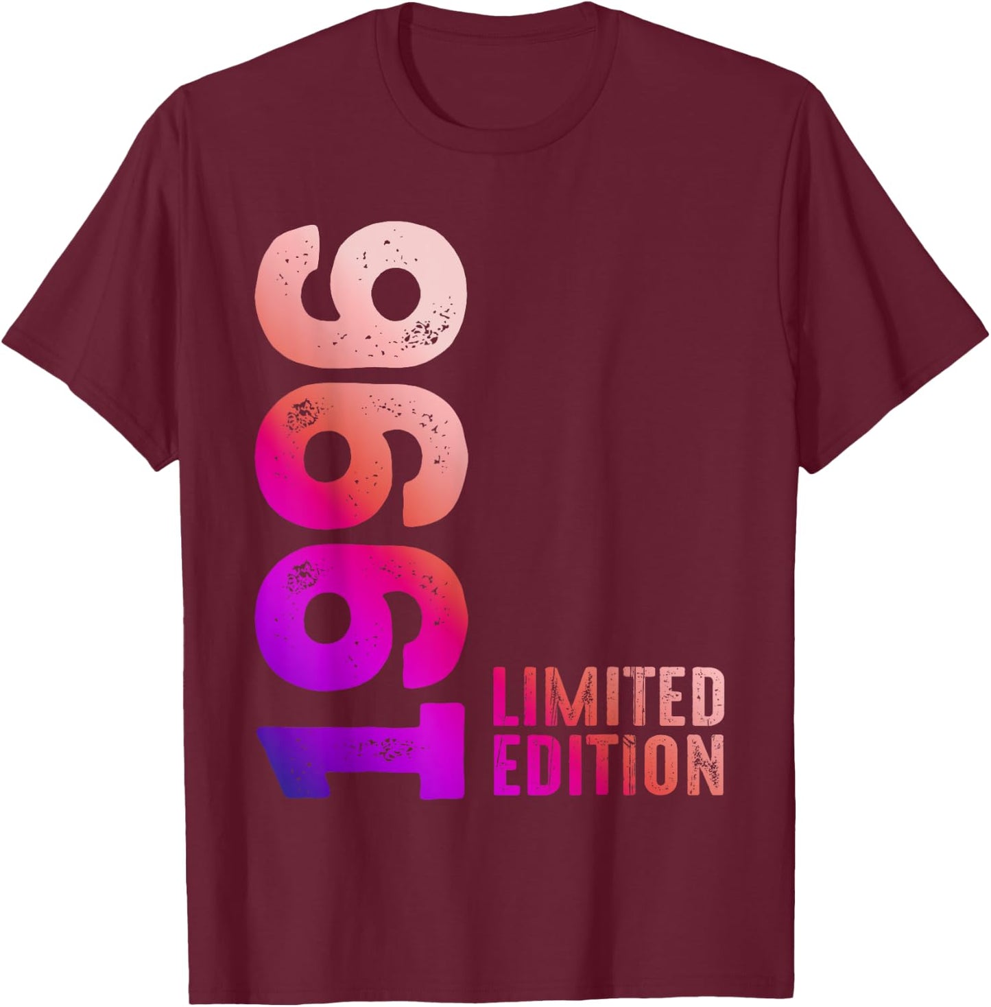 1996 Limited Edition 1996 Birthday Gift T-Shirt - T-Shirt | Maroon