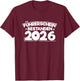 Führerscheinprüfung Führerschein Fahrprüfung bestanden 2026 T-Shirt - T-Shirt | Maroon