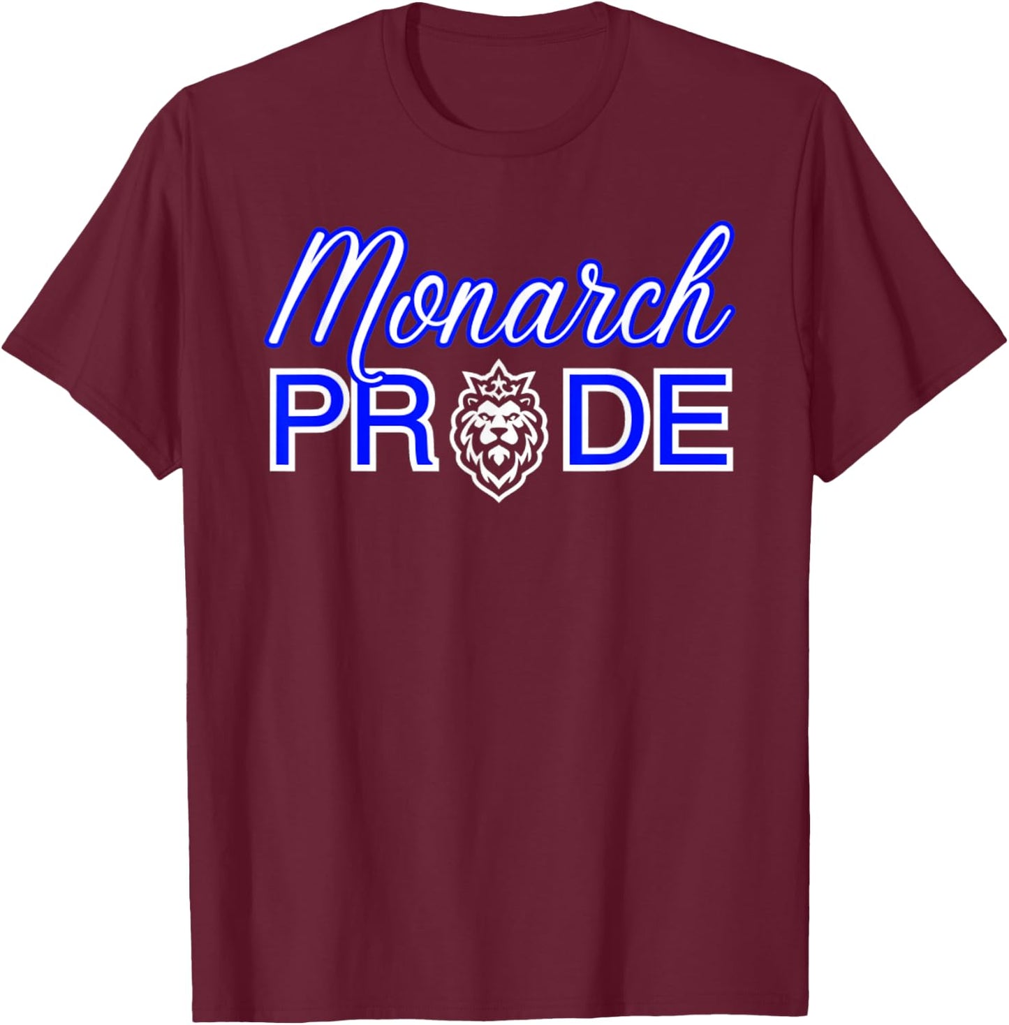 Monarch Pride Lion T-Shirt - T-Shirt | Maroon