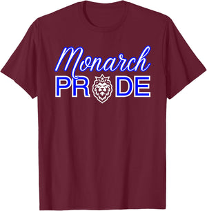 Monarch Pride Lion T-Shirt - T-Shirt | Maroon