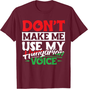 Hungarian Roots Funny Hungary Heritage Apparel Men Women T-Shirt - T-Shirt | Maroon