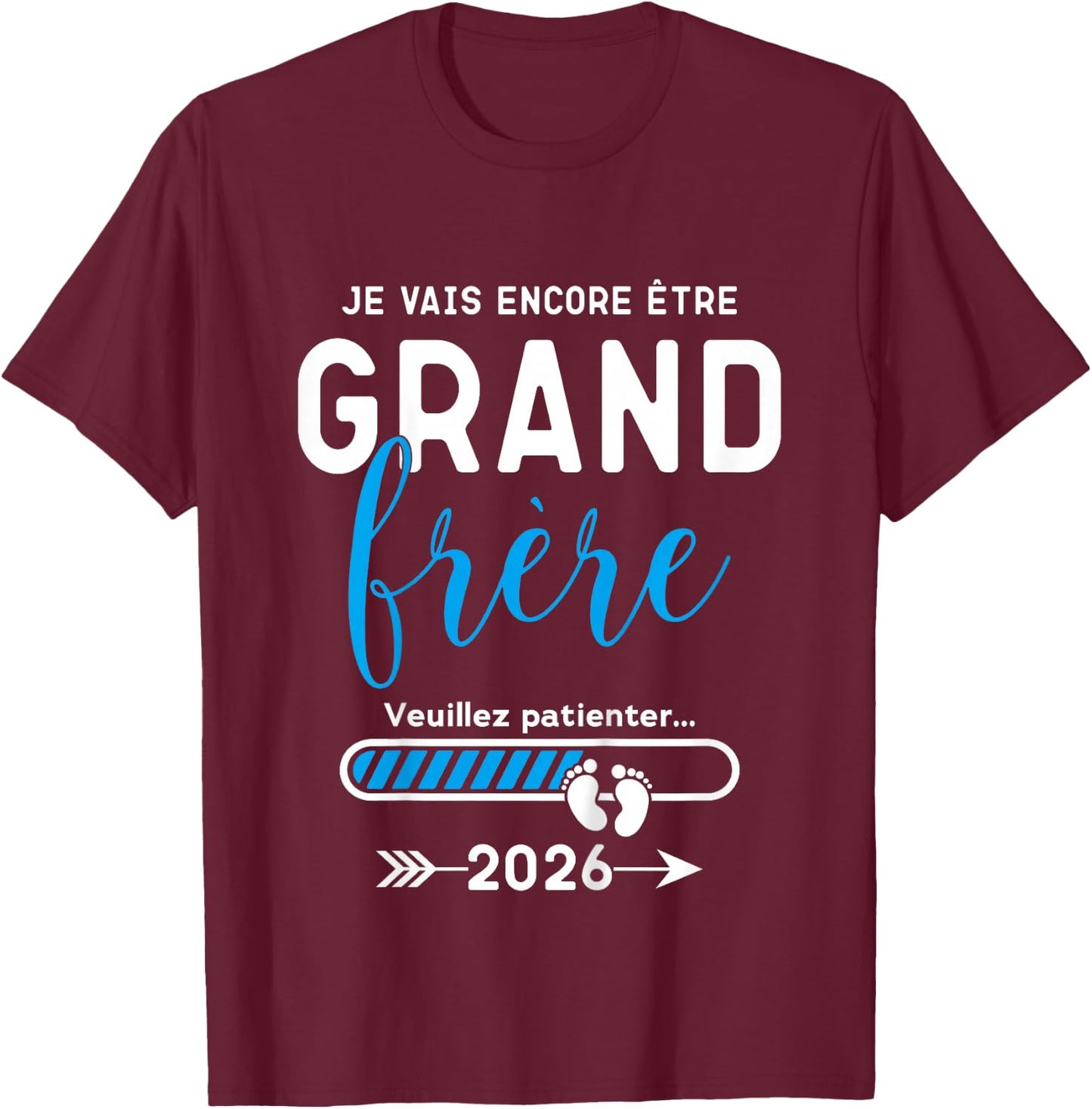 Child Future Big Brother 2026, I Will Be Big Brother 2026 T-Shirt - T-Shirt | Maroon