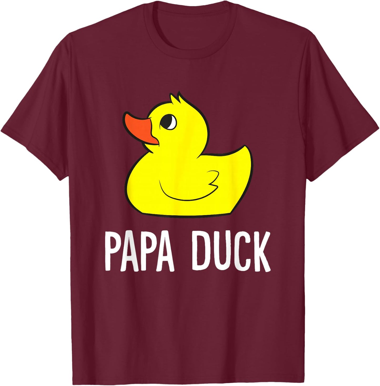 Papa Duck T-Shirt - T-Shirt | Maroon