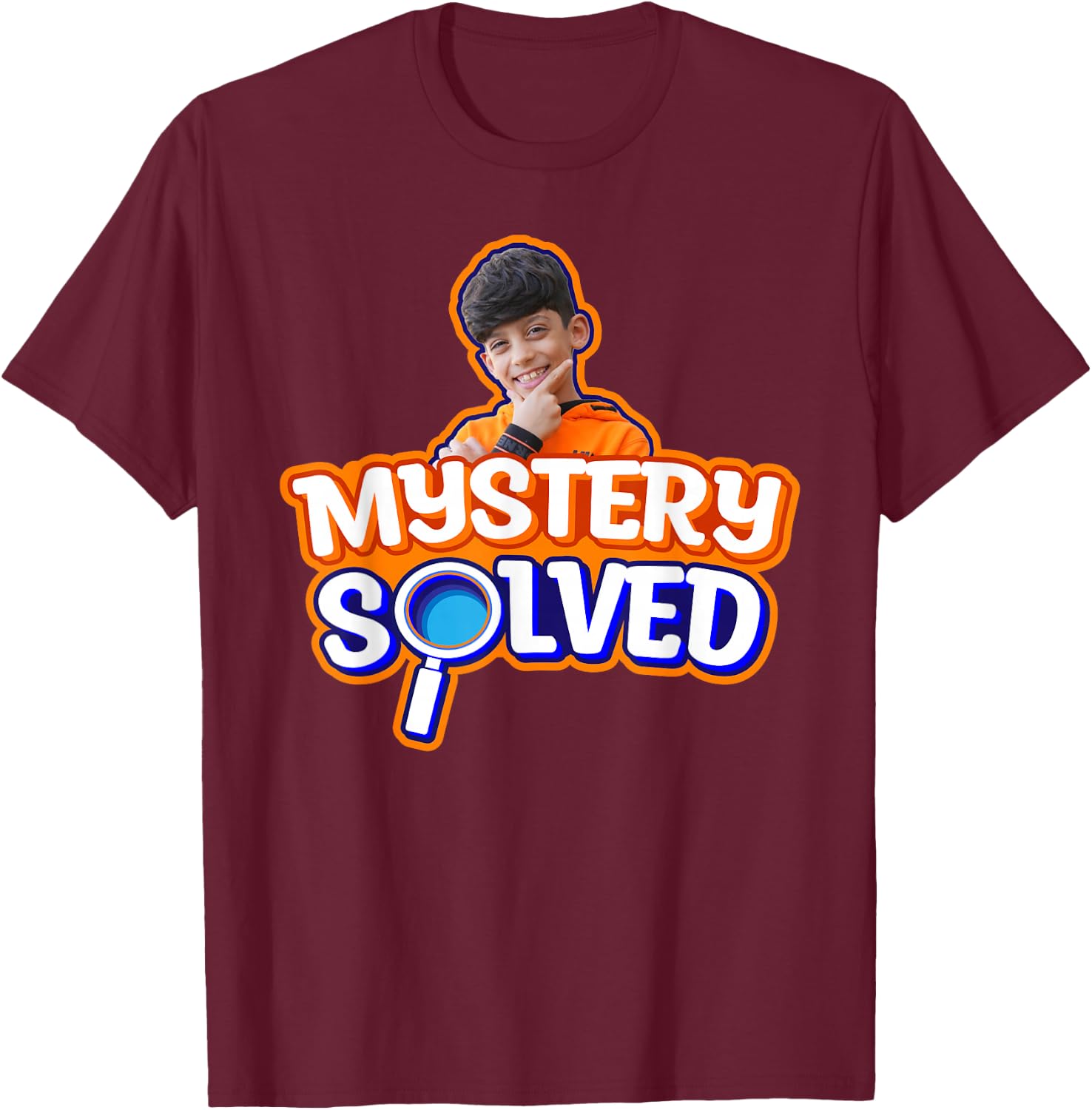 Jason Vlogs Mystery Solved T-Shirt - T-Shirt | Maroon