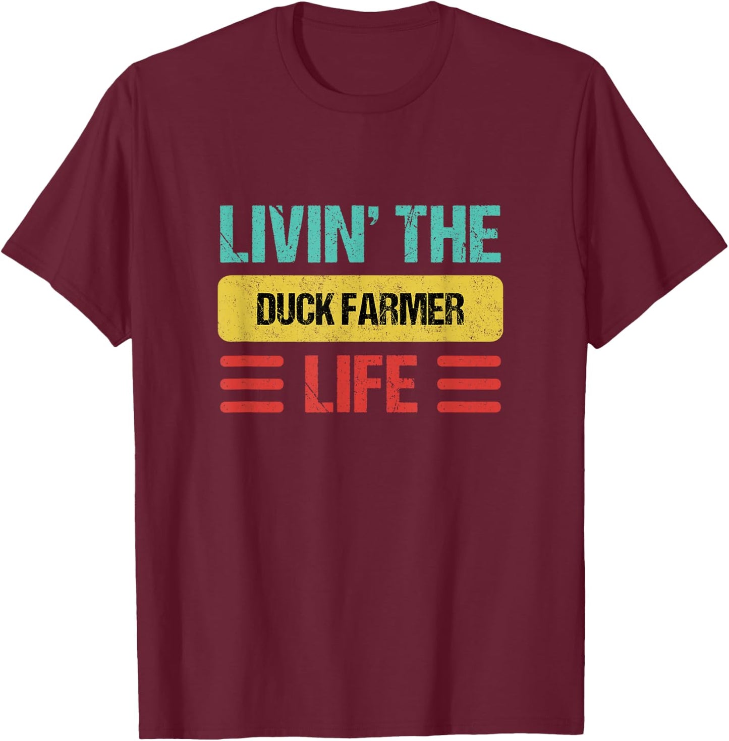 Duck Farmer T-Shirt - T-Shirt | Maroon
