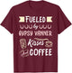 Gypsy Vanner Mom Coffee Lover T-Shirt - T-Shirt | Maroon