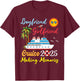 Boyfriend Girlfriend Cruise 2025 Making Memories Vacation T-Shirt - T-Shirt | Maroon
