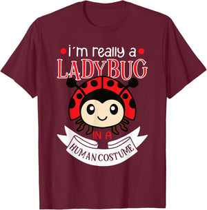 Ladybug Ladybugs Entomology Insect T-Shirt - T-Shirt | Maroon