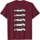 E39 5 Series - Evolution T-Shirt - T-Shirt | Maroon
