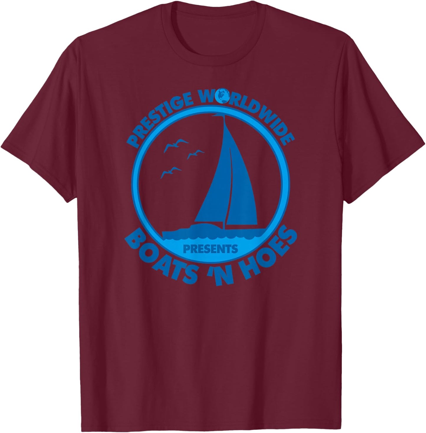 Prestige Worldwide T-Shirt - T-Shirt | Maroon