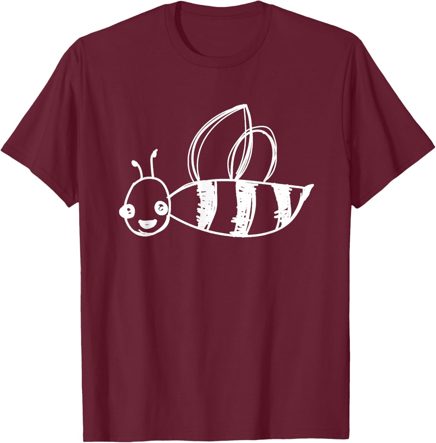 Funny Cute Bumble Bee Honey Bee Lover Beekeeper Insect Gift T-Shirt - T-Shirt | Maroon