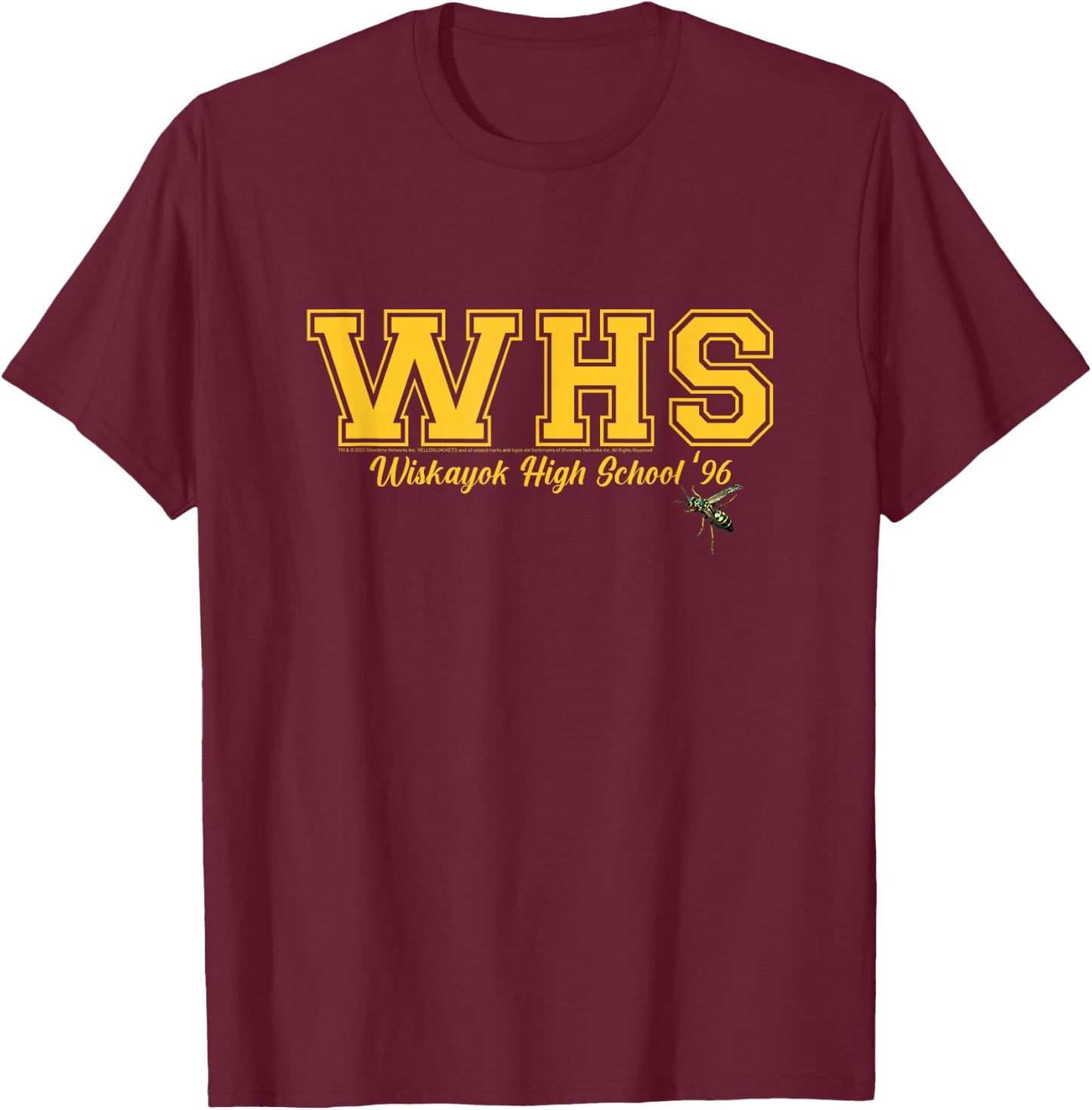 Yellowjackets WHS '96 T-Shirt - T-Shirt | Maroon