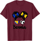 Bosnische Flagge Mädchen Stolze Bosnien Fans Girls T-Shirt - T-Shirt | Maroon