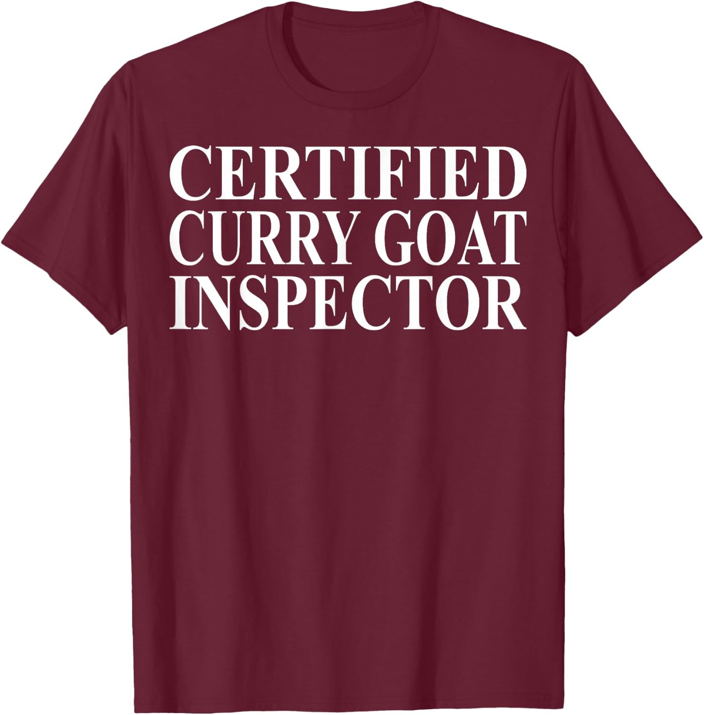 Curry Goat Apparel | Amazing Funny Goats Lover Design T-Shirt - T-Shirt | Maroon