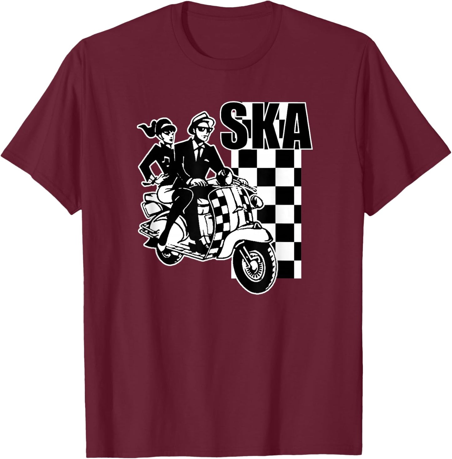 Ska Music is life Ska Reggae Punk T-Shirt - T-Shirt | Maroon