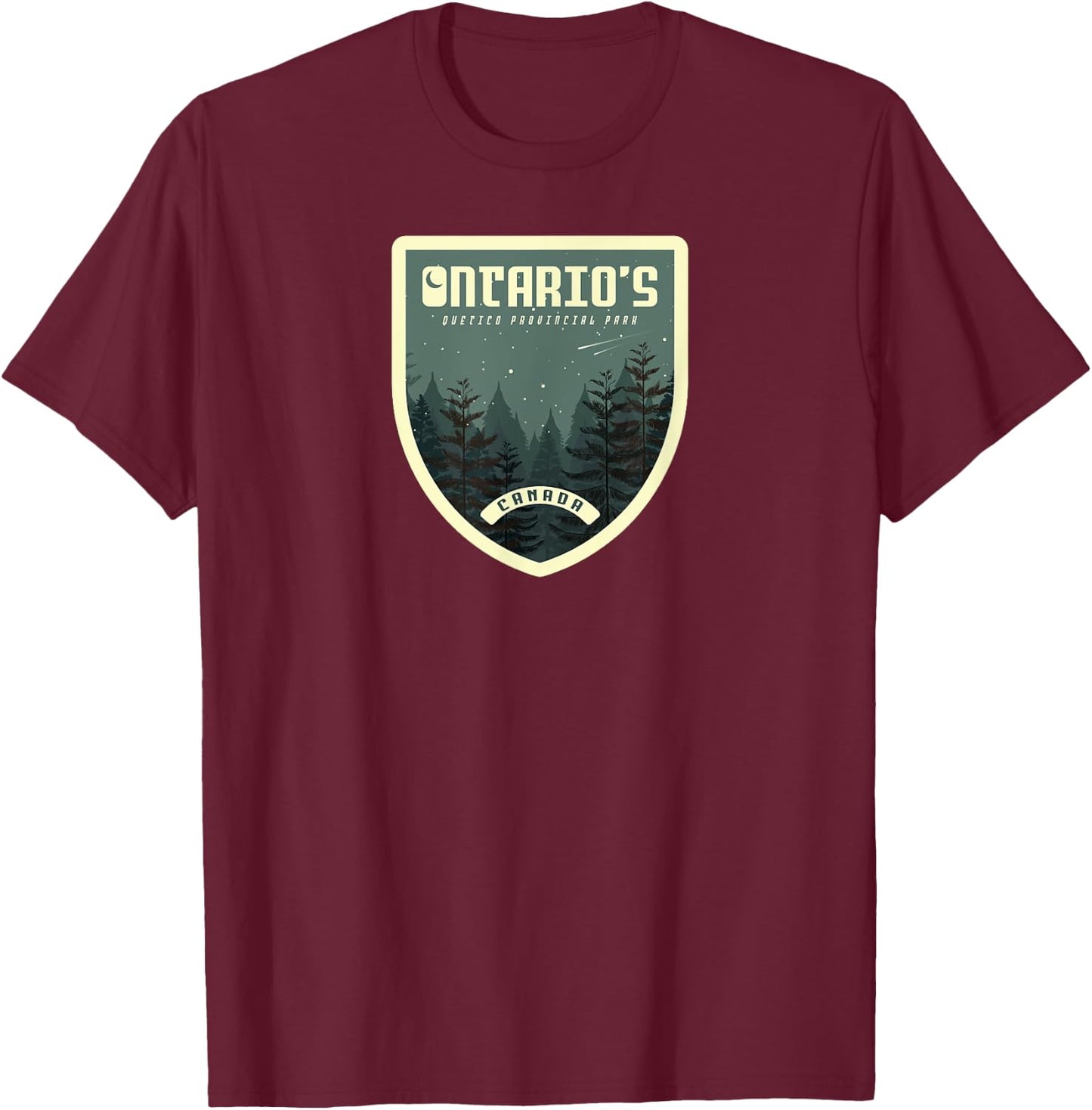 Ontarios Quetico Provincial Park - Canada T-Shirt - T-Shirt | Maroon