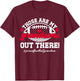 Those Are My Grandsons Football Grandma Of A Football Player T-Shirt - T-Shirt | Maroon
