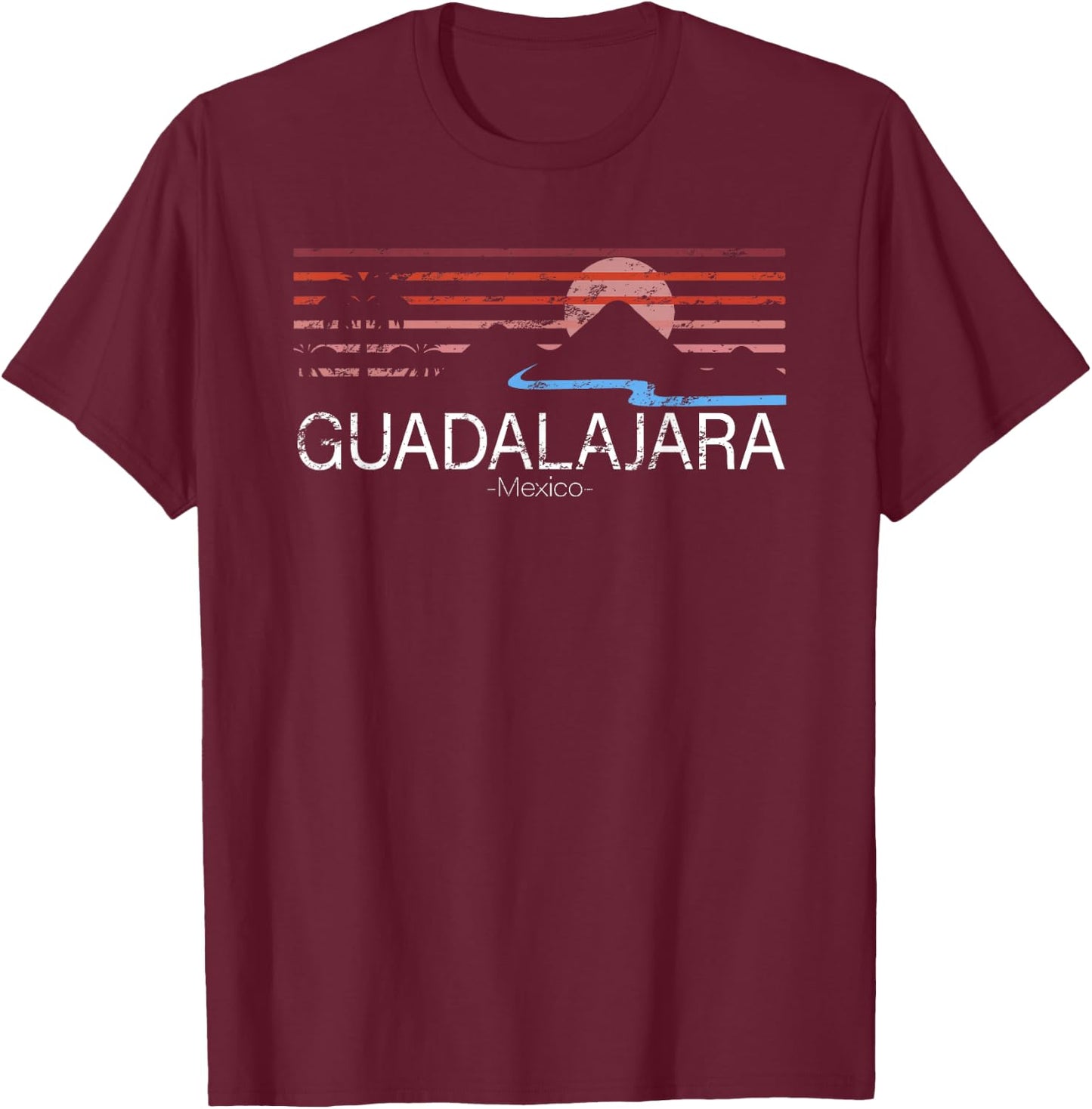 Guadalajara Mexico T-Shirt - T-Shirt | Maroon