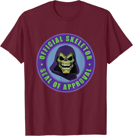 Skeletor - Seal of Approval T-Shirt - T-Shirt | Maroon
