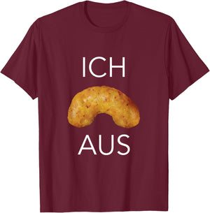 Ich flip aus Peanut flip , black, s T-Shirt - T-Shirt | Maroon
