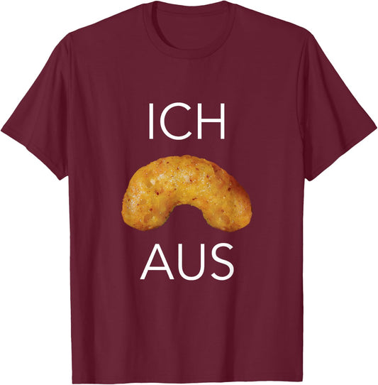 Ich flip aus Peanut flip , black, s T-Shirt - T-Shirt | Maroon