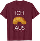 Ich flip aus Peanut flip , black, s T-Shirt - T-Shirt | Maroon