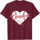 Baseball Heart Kristian Campbell Boston Baseball MLBPA T-Shirt - T-Shirt | Maroon