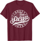 Best Pepa Ever American US Flag Funny Grandpa Father's Day T-Shirt - T-Shirt | Maroon
