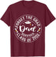 Funny Graduation Forget The Grad Dad Survived Class of 2026 T-Shirt - T-Shirt | Maroon